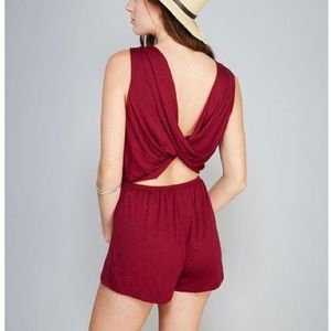 Maroon romper size large